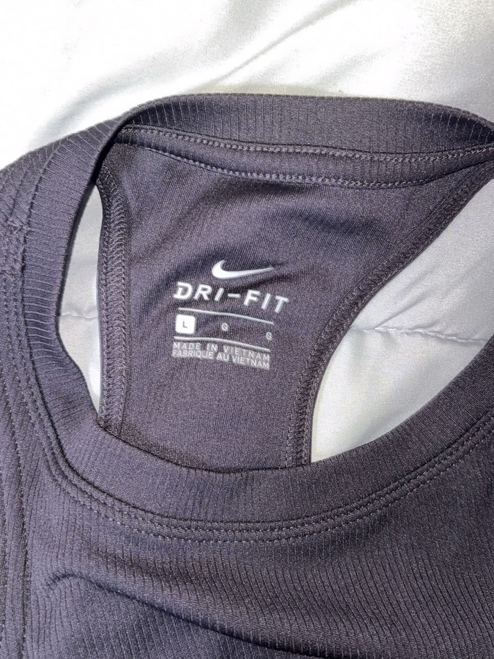 Nike Women's Racerback Ribbed Tank Top - Picture 4 of 5